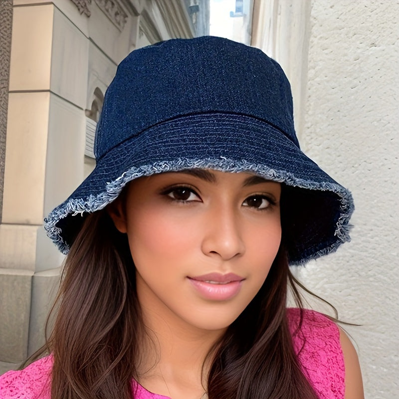 1pc 2024 New Spring/Summer Fisherman Hat, Sun Hat, Casual And Fashionable, Suitable for Travel, Protects Against Uv Rays