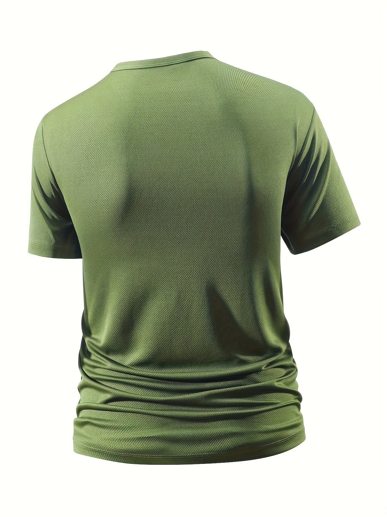 Men'S Lightweight Breathable Quick-Dry T-Shirt - V-Neck, Short Sleeve, Solid Black, Soft Polyester Fabric for Gym, Running, Daily Wear Outdoor Activities, Workout Clothes