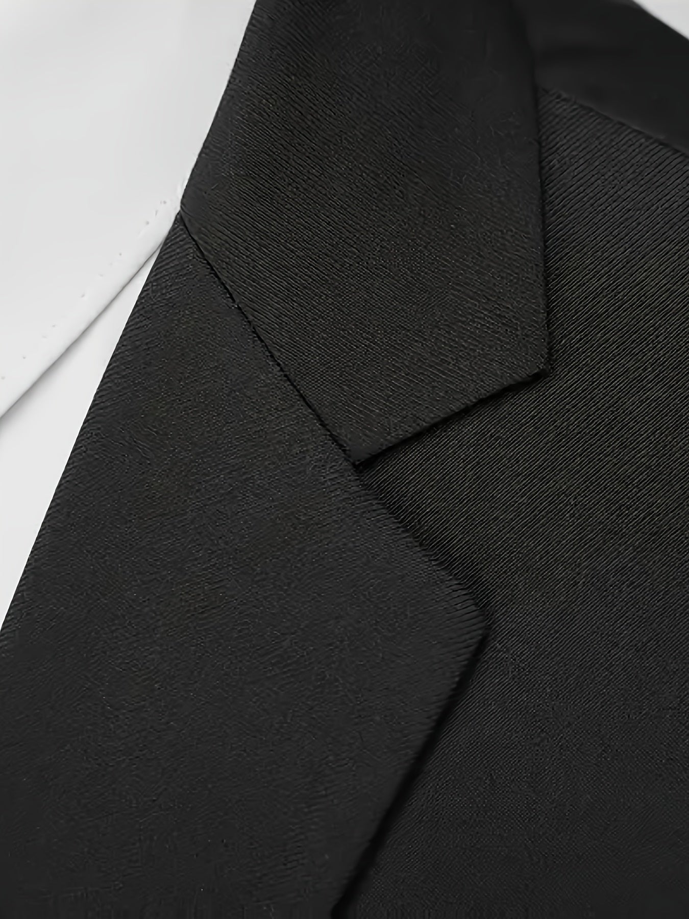 Men'S 3pcs Suit Set, Solid Color Polyester 78.90% Viscose 21.10% Non-Stretch Fabric, Regular Fit Long Sleeve Lapel Collar, Button Detail, Woven Wedding Party Business Casual Suit with Vest, Shirt, and Pants