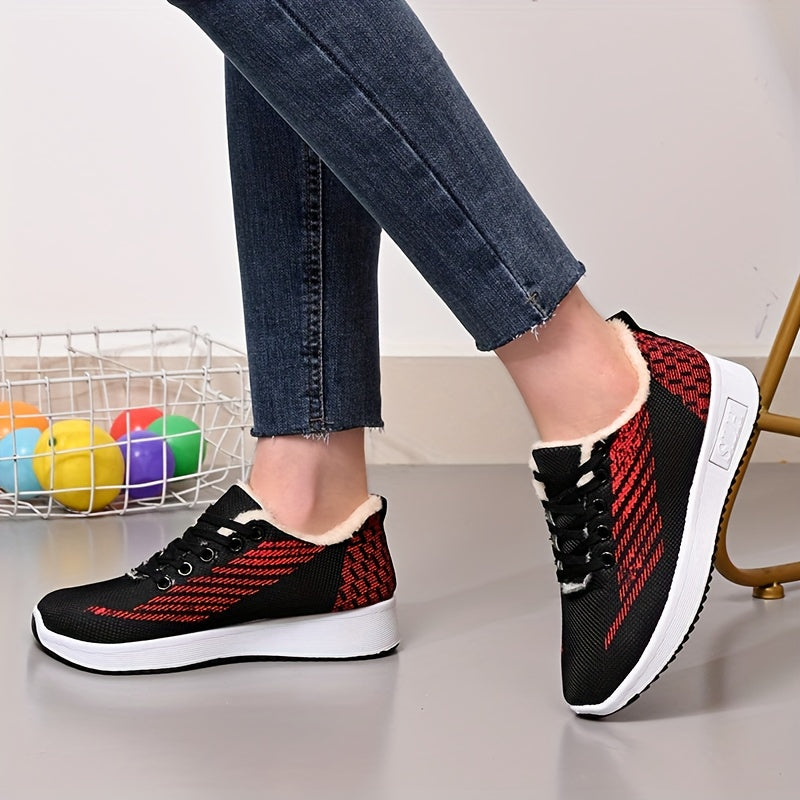 Կանացի ձմեռային ձնագնացքներ - սահելուց պաշտպանող փակում, չսահող ռետինե ներբան, փափուկ ներդիր - թեթև ցրտադիմացկուն կոշիկներ տարեցների, մայրերի համար