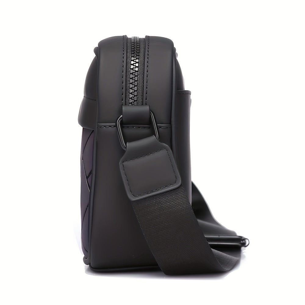 Men's Crossbody Bag with Adjustable Strap - Sleek Minimalist Purse, Spacious Interior for Everyday Commute, Formal Casual Outings - Durable Crossbody Backpack for Men