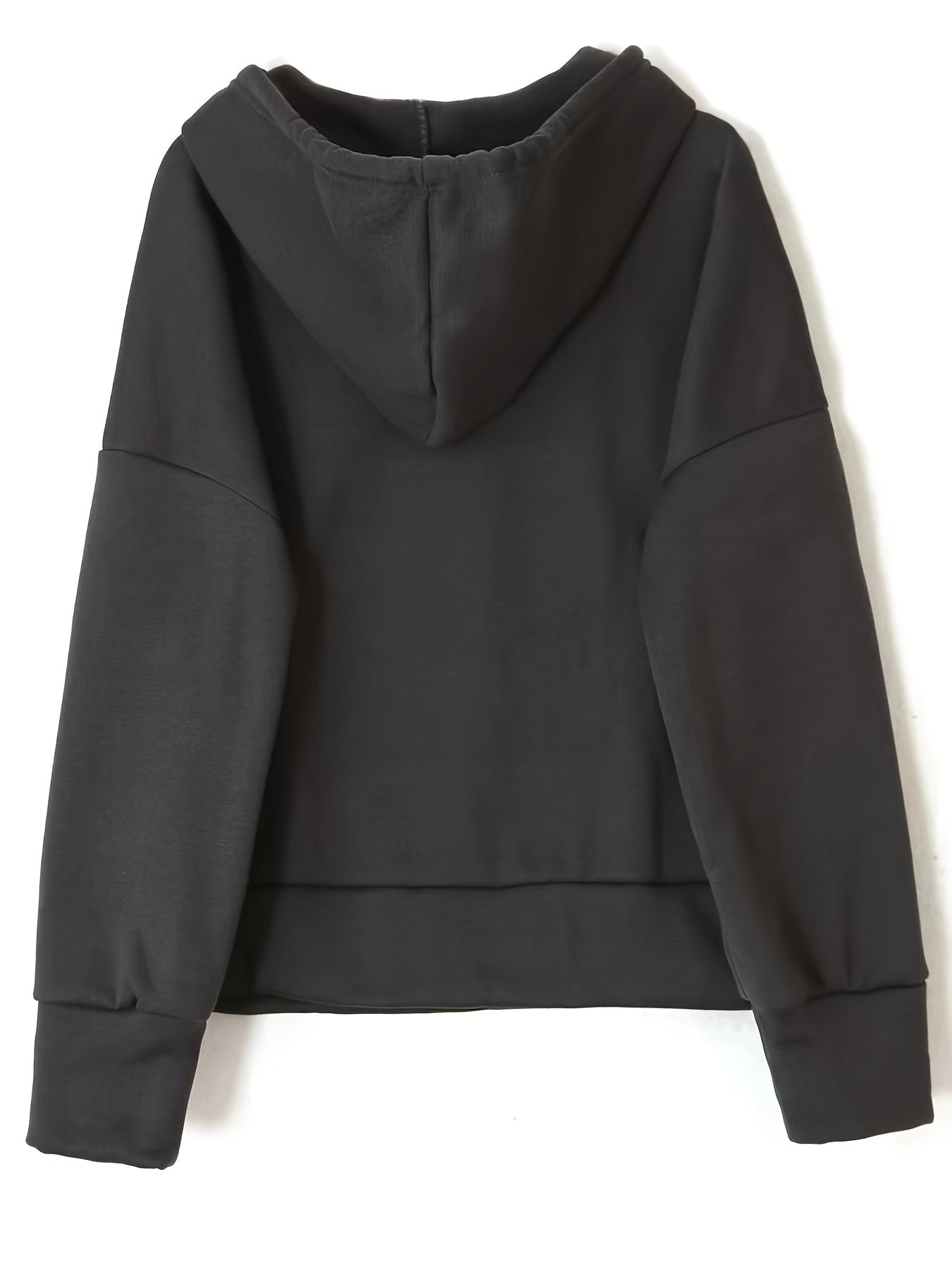 Cozy Fleece-Lined Hoodie & Joggers Set for Women - Casual Solid Color, Long Sleeve with Drawstring Waist, Machine Washable - Perfect for Fall/Winter