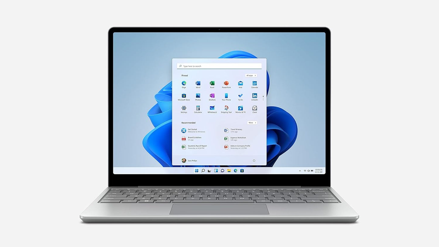 Microsoft Surface Laptop Go - 12.4" Touchscreen - Intel Core I5 - 8GB Memory - 128GB SSD - Platinum