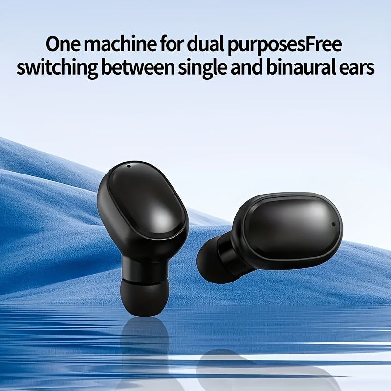 New Wireless Headphones, Stereo Earbuds, Mini Sports Earphones, Compact And Portable, In-Ear Headphones, High-Fidelity Stereo Wireless Headphones, Gaming Headphones, Suitable for Sports, Cycling, Etc., Highly Recommended As G