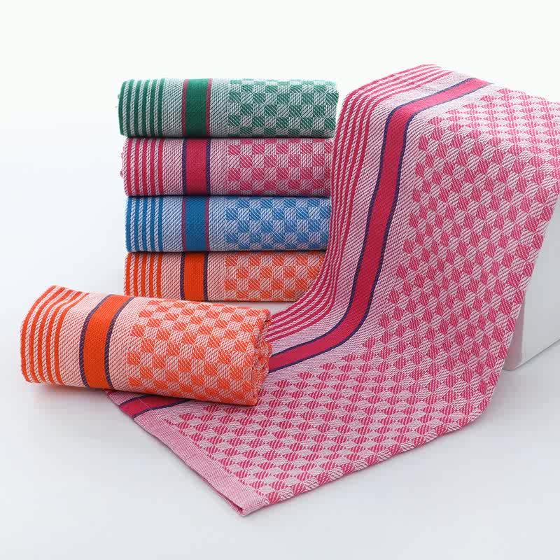 4/6pcs Kitchen Dish Towels, Super Soft Waffle Weave, Colorful Plaid Pattern, Large Square Rags for Washing and Drying Dishes, Household Use, Washable Kitchen Towels, Tea Towels, Suitable for Living Room, Bedroom, Bathroom, To