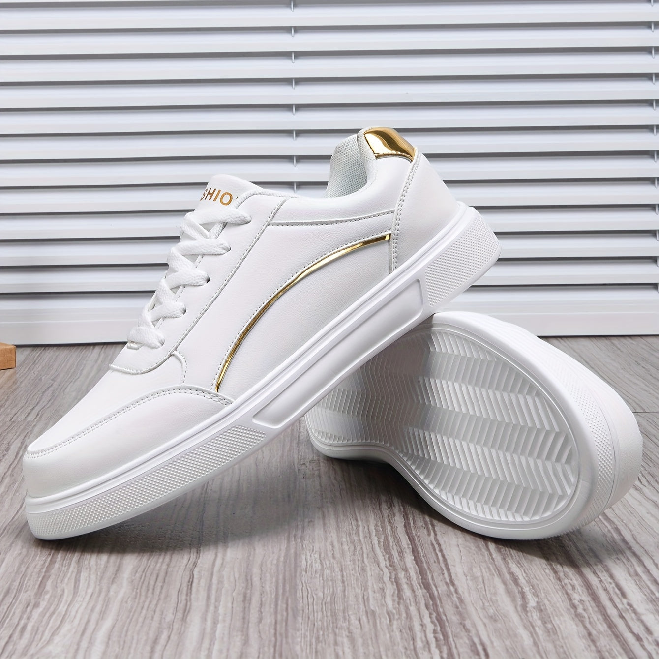Men'S Fashion Sneakers, Casual Low-Top Retro Thick Sole, EVA Sole, Faux, Fabric Lining, Lace-Up Closure, Versatile Athletic Outdoor Shoes, Skateboarding Shoes