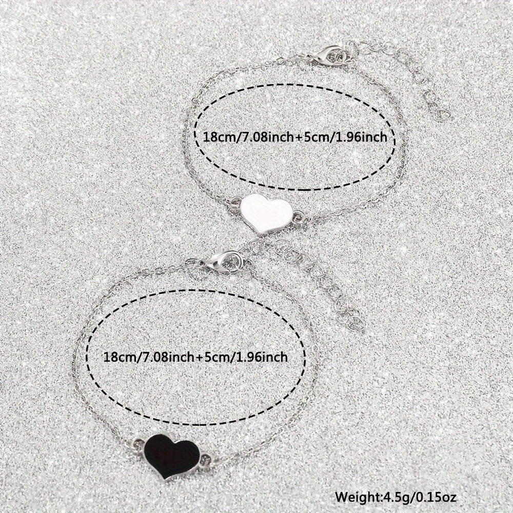 Set Of 4 New Stylish Stainless Steel Quartz Watches For Women + New Heart-shaped Bracelet Set, Perfect For Gifting Friends On Valentine's Day, Easter, Ramadan, Or Eid Al-Adha In The Middle East