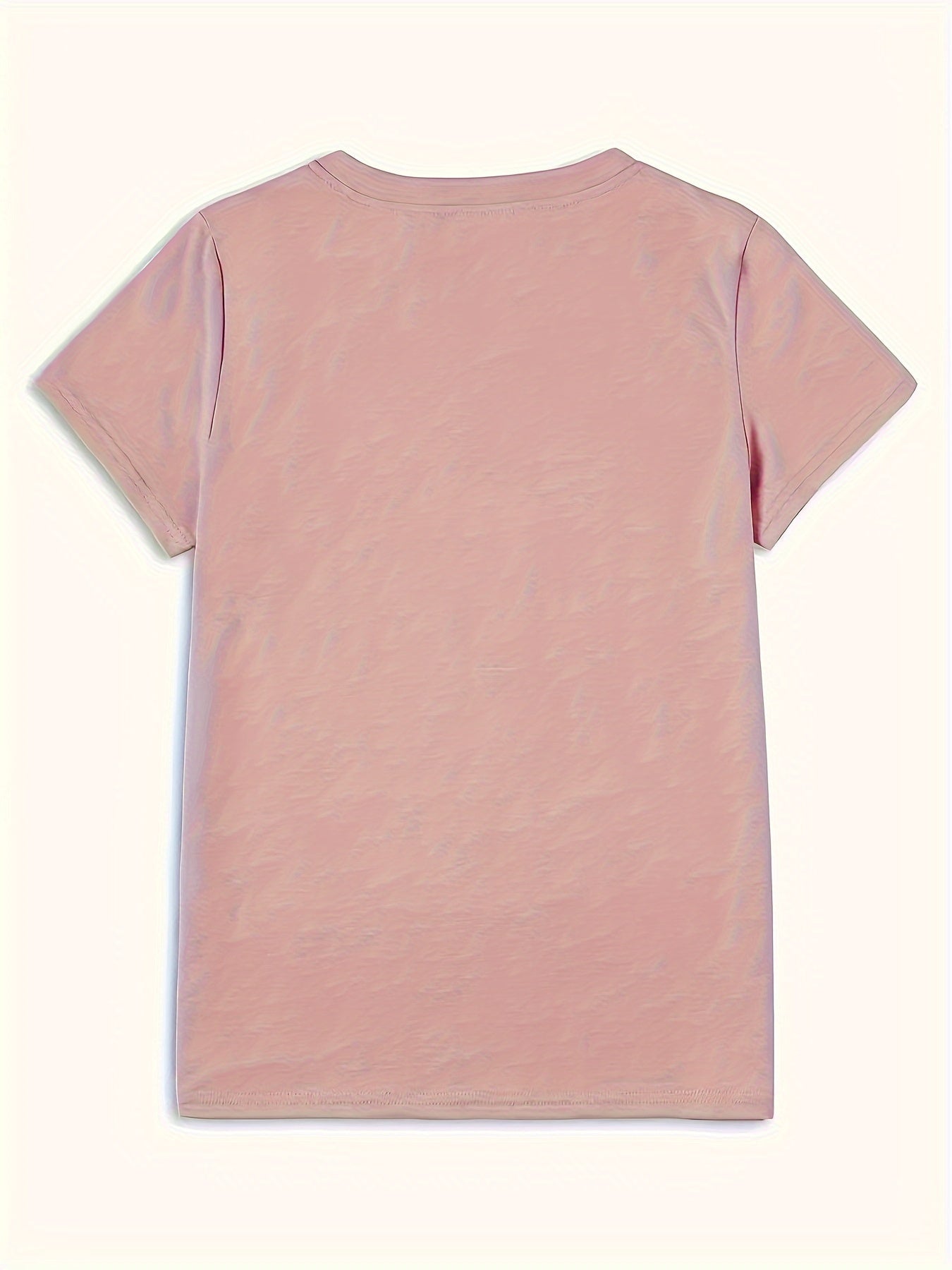 Women's Light Blue Yellow Rose Print T-Shirt - Short Sleeve Crew Neck Casual Top with Medium Stretch, Machine Washable & Breathable Fabric for All-Season Comfort, Relaxed Style, Graphic Tee, Stretchy Material, Printed Shirt,