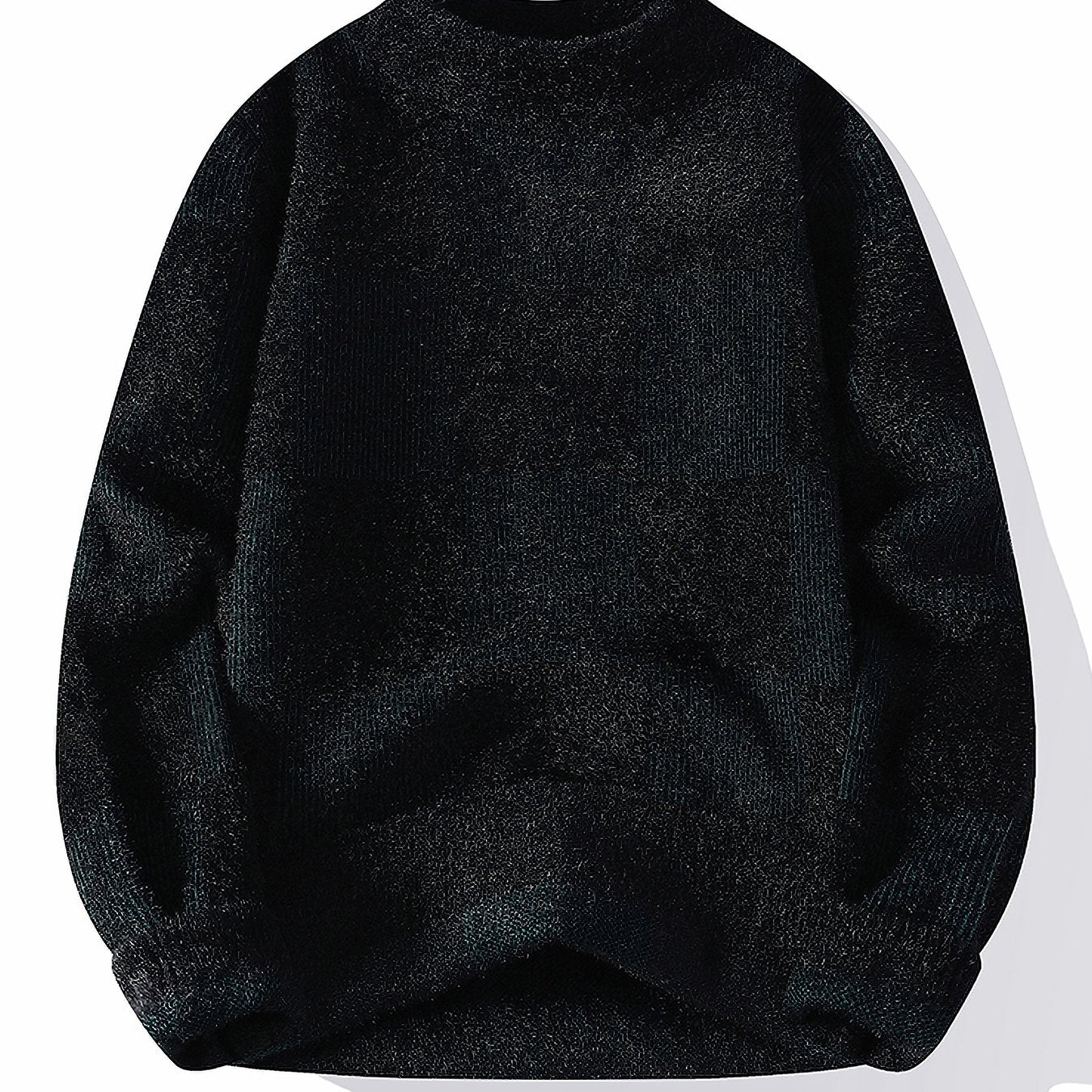 Նոր տղամարդու աշնանային և ձմեռային սվիտեր՝ կլոր վզով, ջերմության համար, տրիկոտաժե