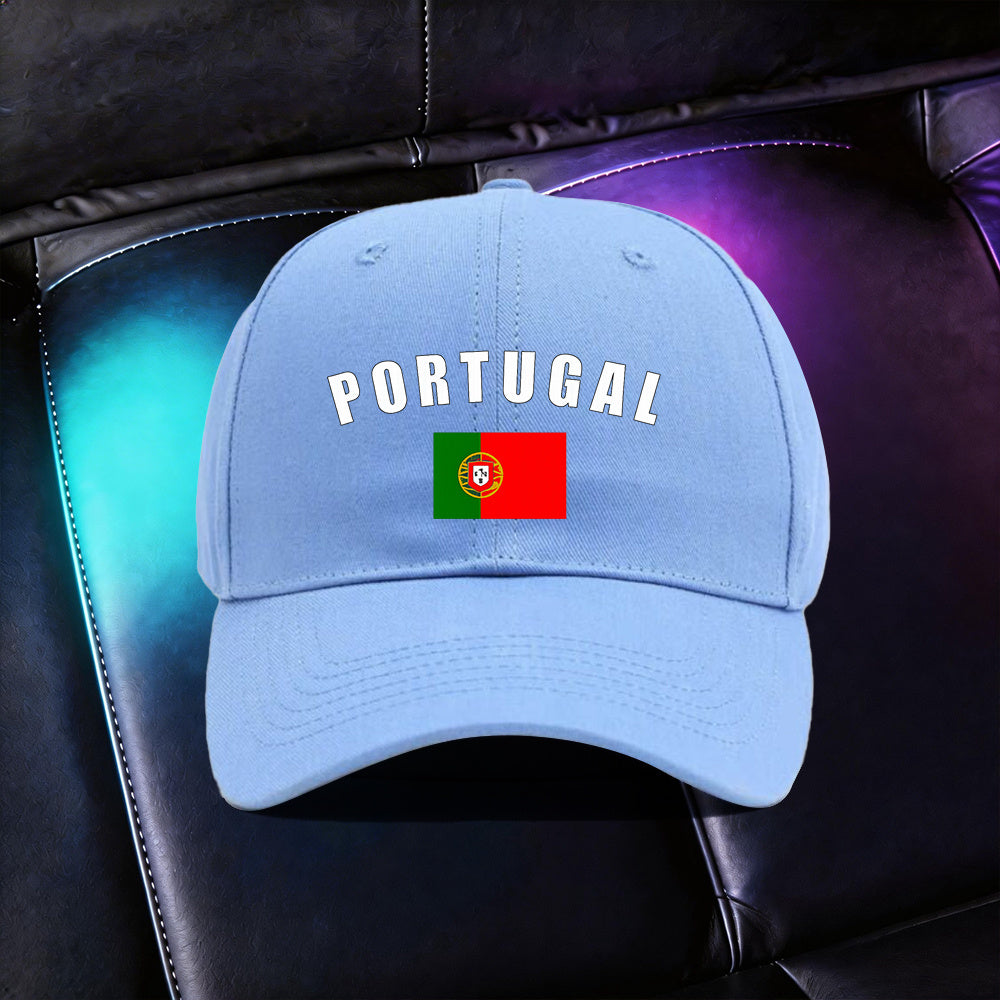 Adjustable Lightweight Baseball Cap with Portuguese Print