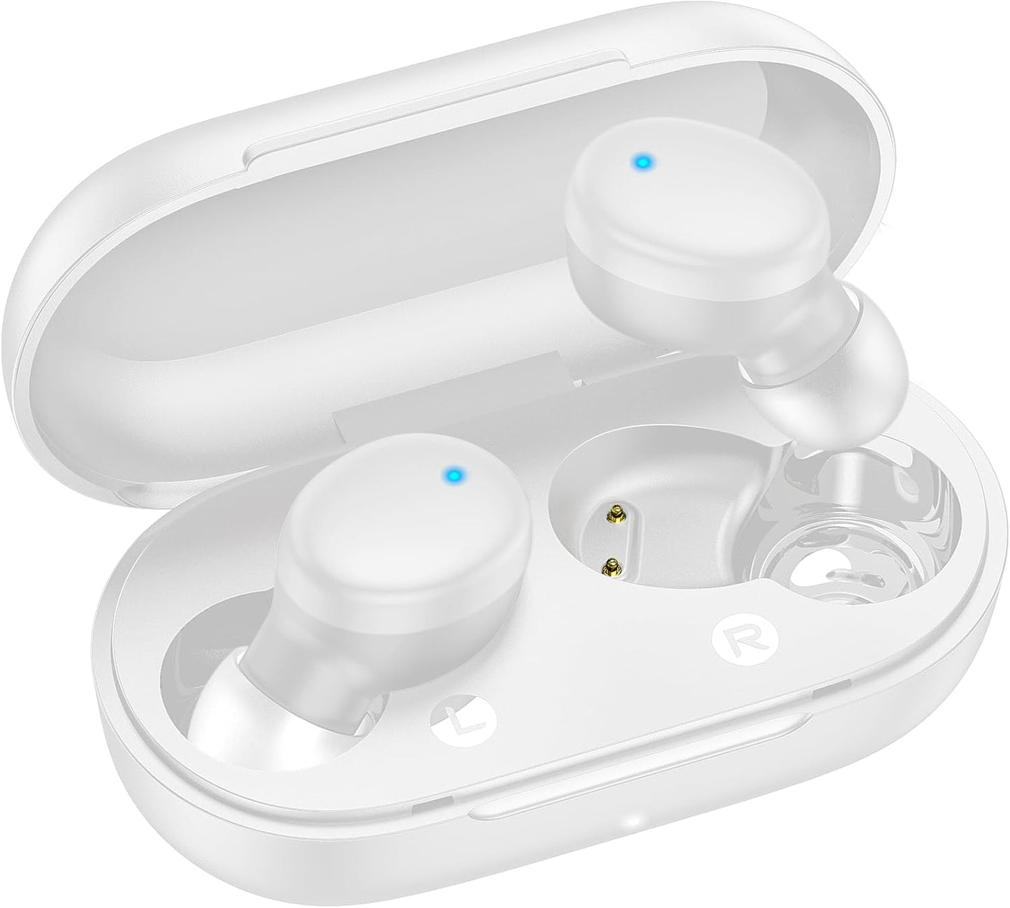Kurdene Wireless Earbuds Bluetooth 5.3 in Ear Buds Light Weight Headphones,Deep Bass Sound,Built in Mics Headset,Clear Calls Earphones for Sports Workout