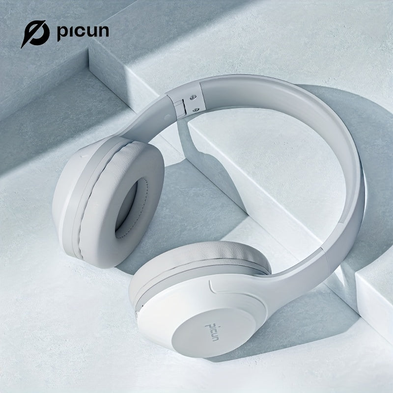 Picun B-01S անլար ականջակալներ, HD ստերեո ձայնով ականջակալներ ներկառուցված միկրոֆոններով, խորը բասով՝ 46 ժամ նվագարկման ժամանակ, HiFi ստերեո ծալովի թեթև ականջակալներ, TF/բջջային հեռախոսի/համակարգչի/տան համար։