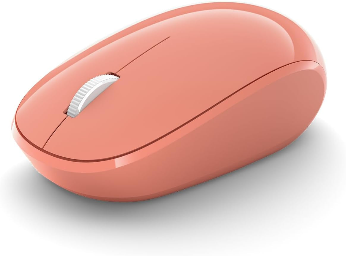Microsoft Bluetooth Mouse - Black. Comfortable Design, Right/Left Hand Use, 4-Way Scroll Wheel, Wireless Bluetooth Mouse for Pc/Laptop/Desktop, Works with for Mac/Windows Computers