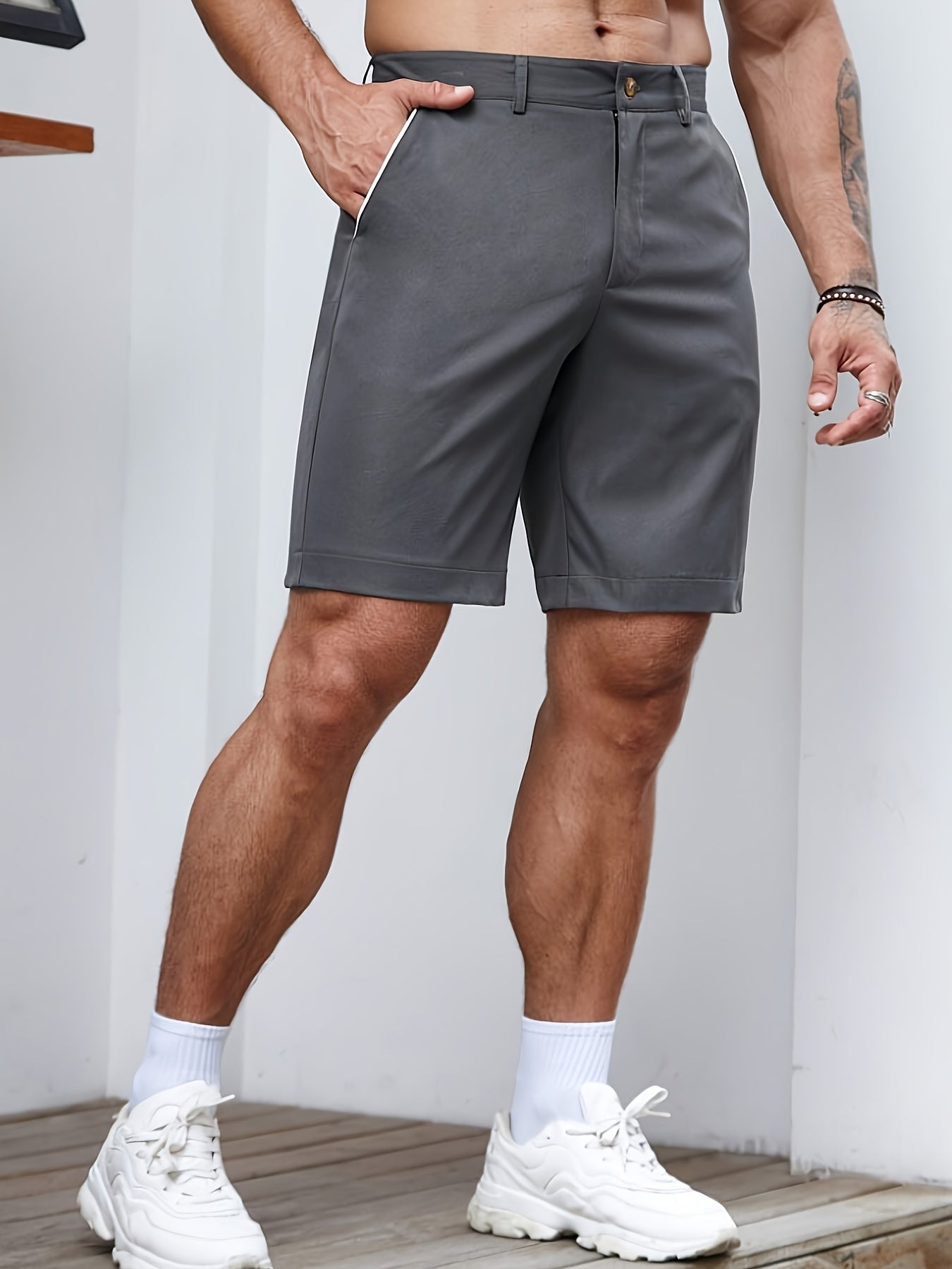 Men's Casual Shorts, Chic Stretch Sports Shorts for Summer Outdoor