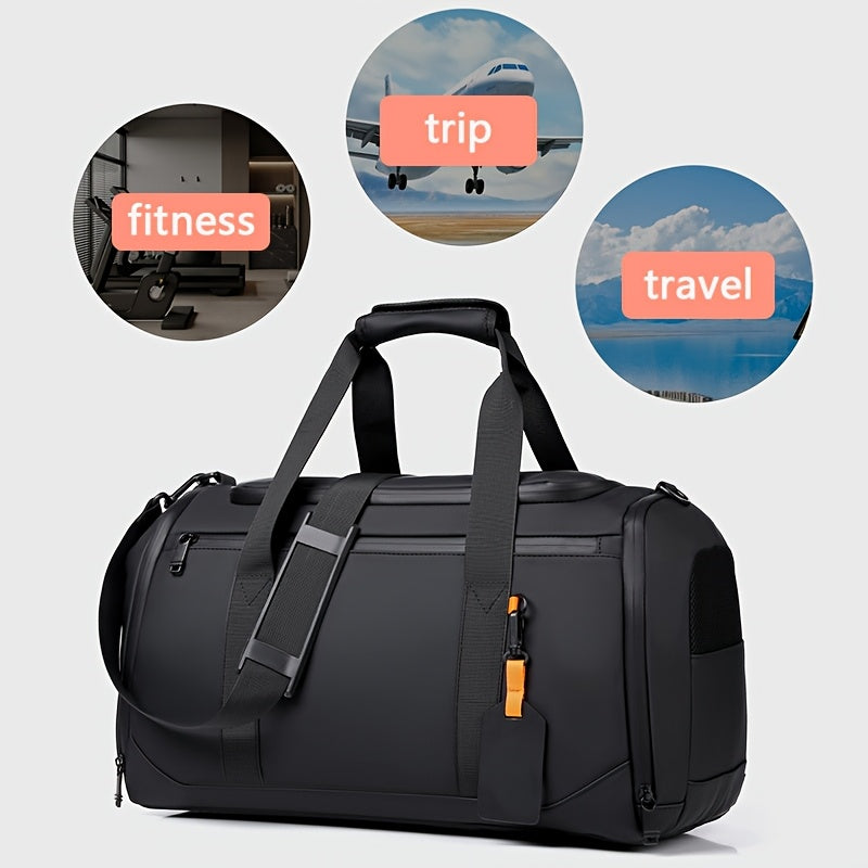 UNIXINU Large Capacity Travel Duffel Bag - Durable Oxford Cloth, Spacious & Stylish Unisex Overnight Sports Gym Bag with Multiple Compartments, Perfect for Fitness, Outdoor Adventures & Weekend Getaways, Travel Bag