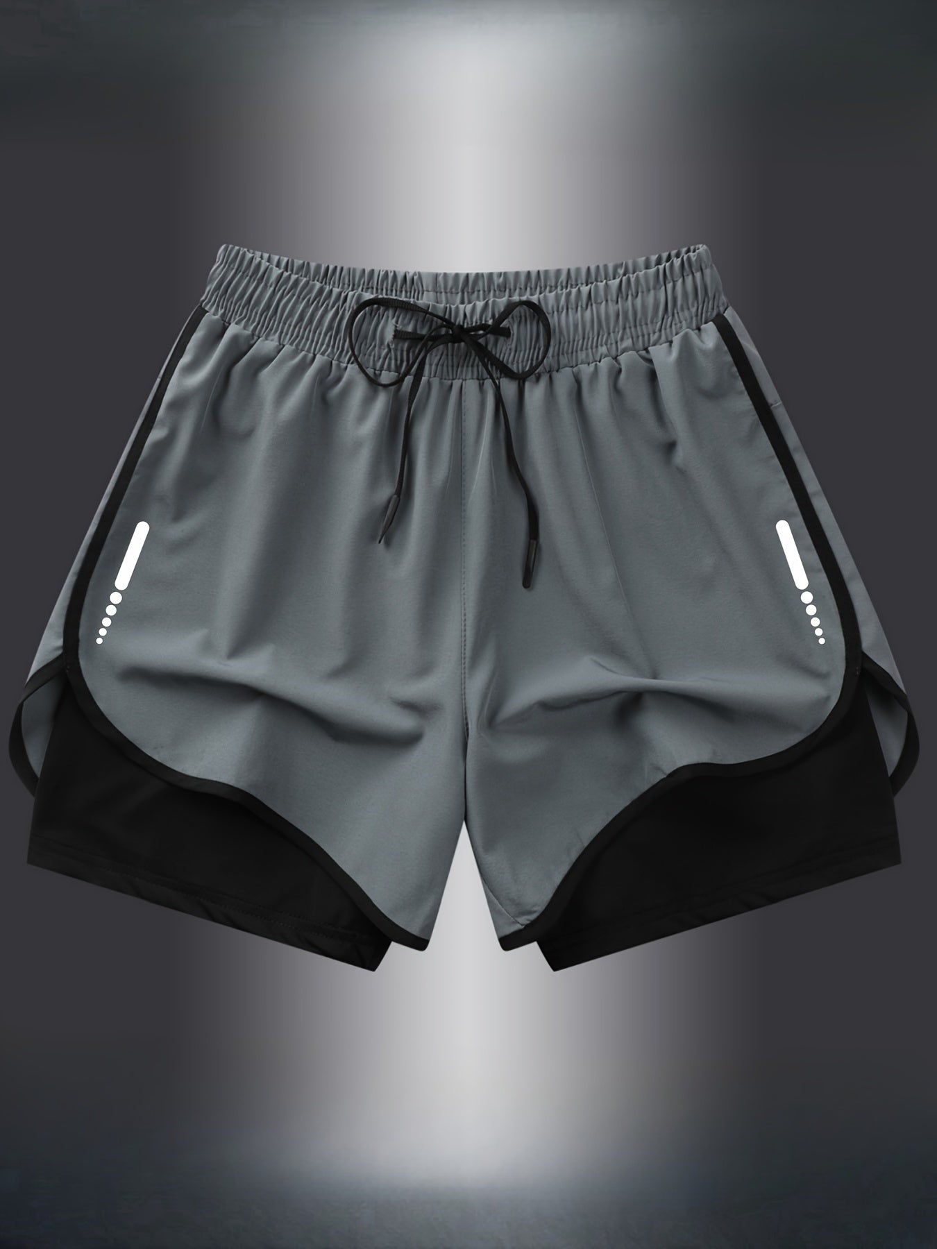 Durable Build, Women's Comfortable Training Casual Woven Shorts, Geometric-Pattern Polyester 92.0% Elastane 8.0%, Lightweight Trendy Slimming Athletic Shorts for Spring/Summer/Fall