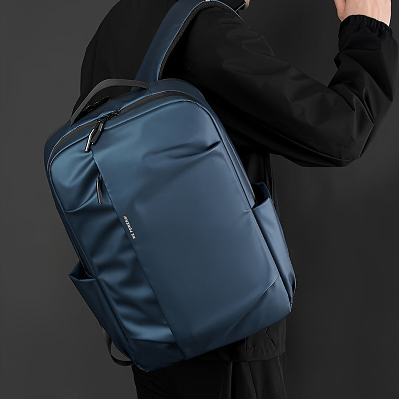 Tic-Tac-Toe Men'S Lightweight Large Capacity Backpack - Casual Minimalist Design with Multiple Compartments, Durable Fabric for Outdoor Travel, Commuting Work, Travel Backpack, Commuting Bag, Modern Backpack, Sturdy Constru