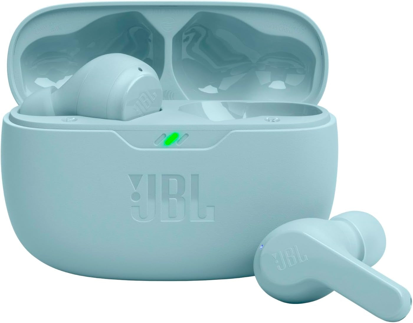 JBL Vibe Beam - True Wireless JBL Deep Bass Sound Earbuds, Bluetooth 5.2, Water & Dust Resistant, Hands-Free Call with Voiceaware, up to 32 Hours of Battery Life (Black)