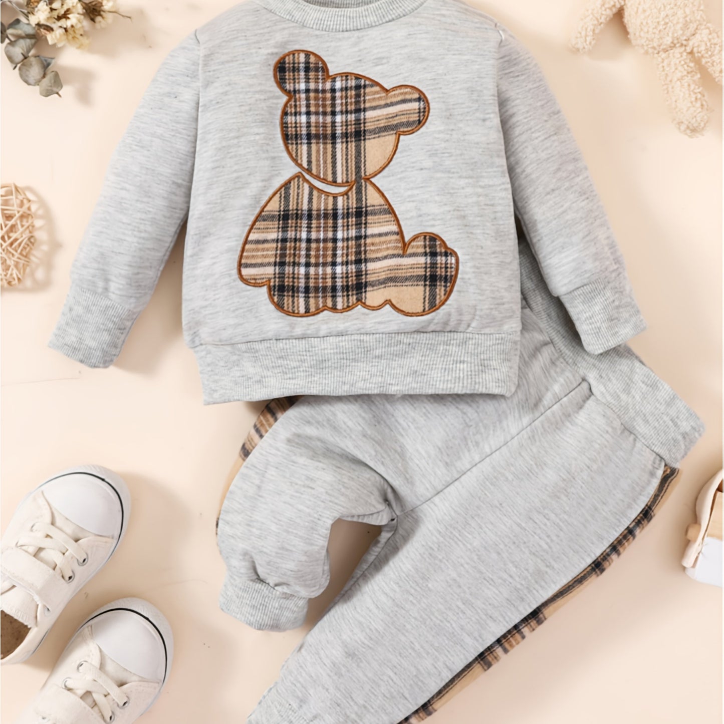 Toddler Baby Boy Clothes Outdoor Set Long Sleeve Sweatshirt Top Casual Pants Fall Winter Outfit Sweatsuit