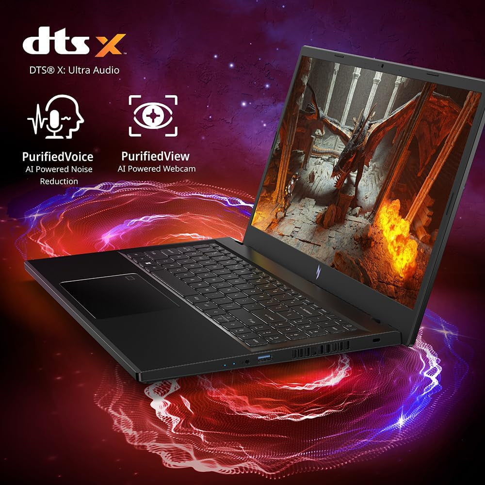 Acer Nitro V Gaming Laptop | Intel Core I9-13900H Processor | NVIDIA Geforce RTX 4060 Laptop GPU | 15.6" FHD IPS 144Hz Display | 16GB DDR5 | 512GB Gen 4 SSD | Wifi 6 | Backlit KB | ANV15-51-99DR
