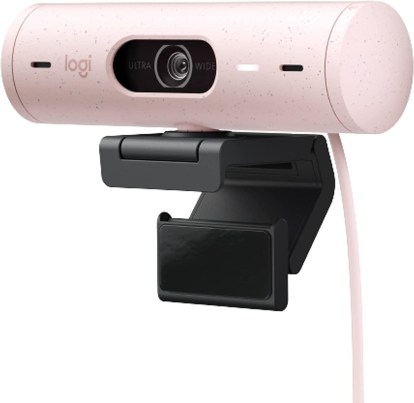 Logitech Brio 501 Full HD Webcam with Auto Light Correction,Show Mode, Dual Noise Reduction Mics, Privacy Cover, Works with Microsoft Teams, Google Meet, Zoom, USB-C Cable - Black