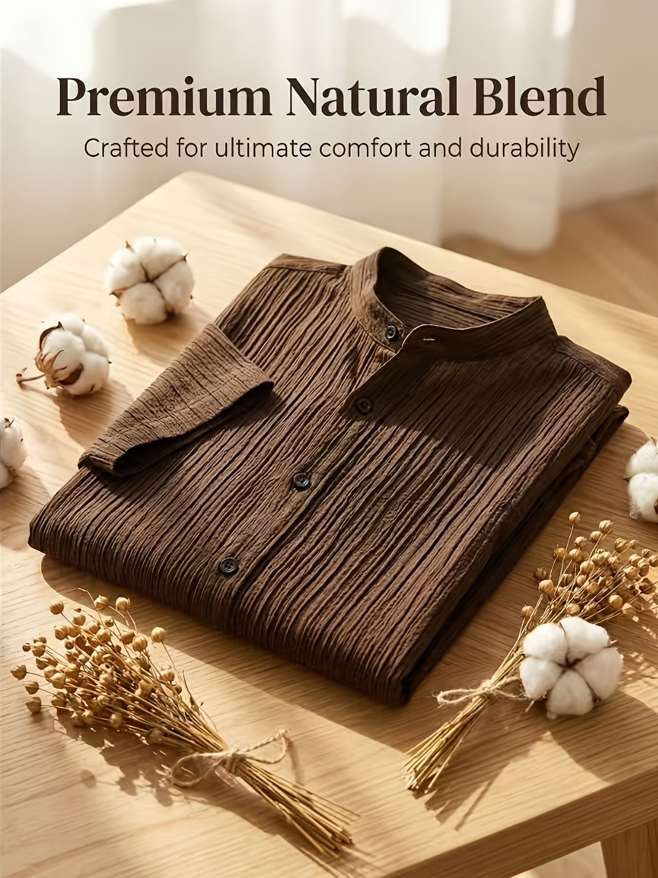 Men's Casual Summer Short Sleeve Button-Up Shirt