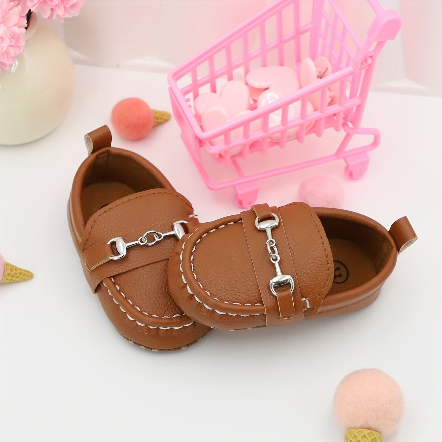 Baby Learning Shoes, Casual Chain Lufu Shoes, Indoor & Party, Four Seasons Style