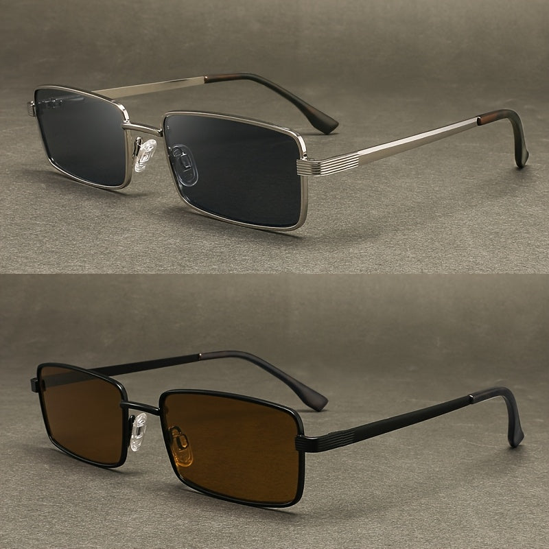Unisex Small Frame Driving Sunglasses with UV400 Protection