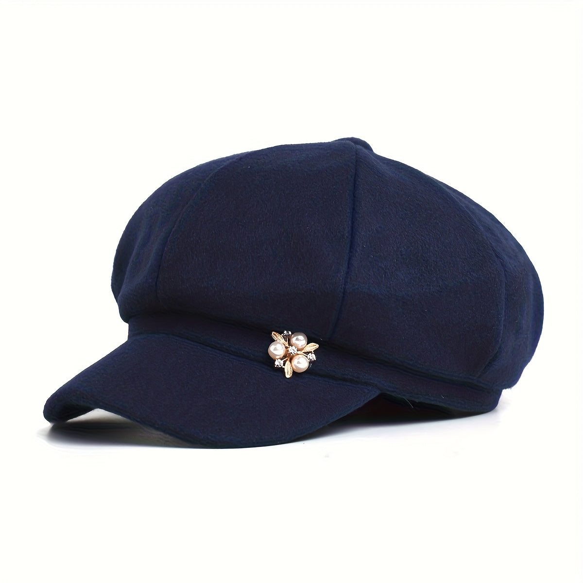 Women's Classic Warm Newsboy Beret Hat Lightweight Polyester