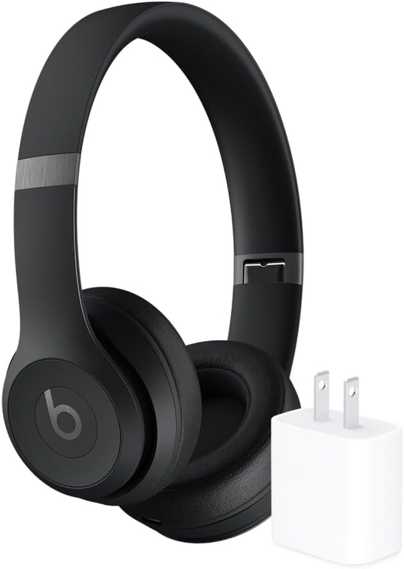 Beats Solo 4 - Wireless Bluetooth On-Ear Headphones, Apple & Android Compatible, up to 50 Hours of Battery Life - Matte Black