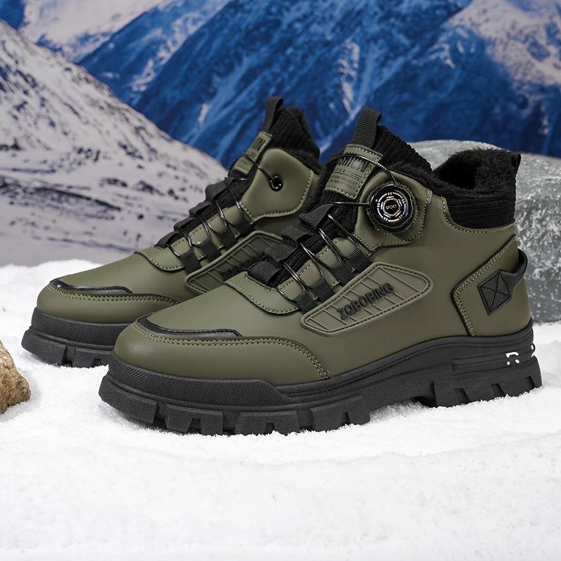 Տղամարդկանց համար նախատեսված առօրյա, նորաձև սպորտային լեռնագնացության կոշիկներ LD991 | Ցածր գոտկատեղով, արհեստական վերնամասով, առաձգական ժապավենով փակվող, իդեալական է աշուն/ձմեռ բացօթյա գործունեության համար