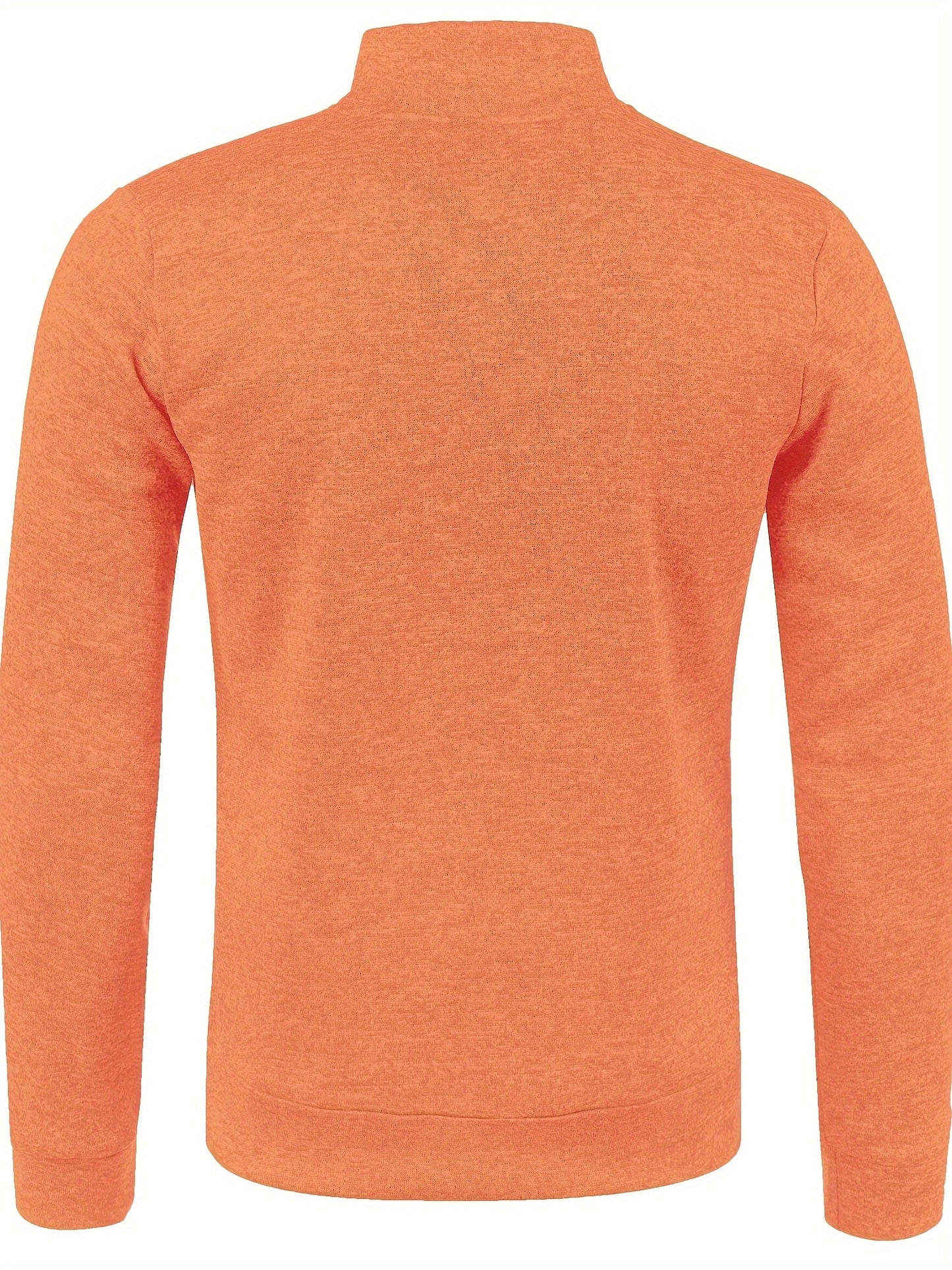 Elegant Mid Stretch Cardigan, Men's Casual Full Zip Up Cardigan Sweater Coat For Fall Winter