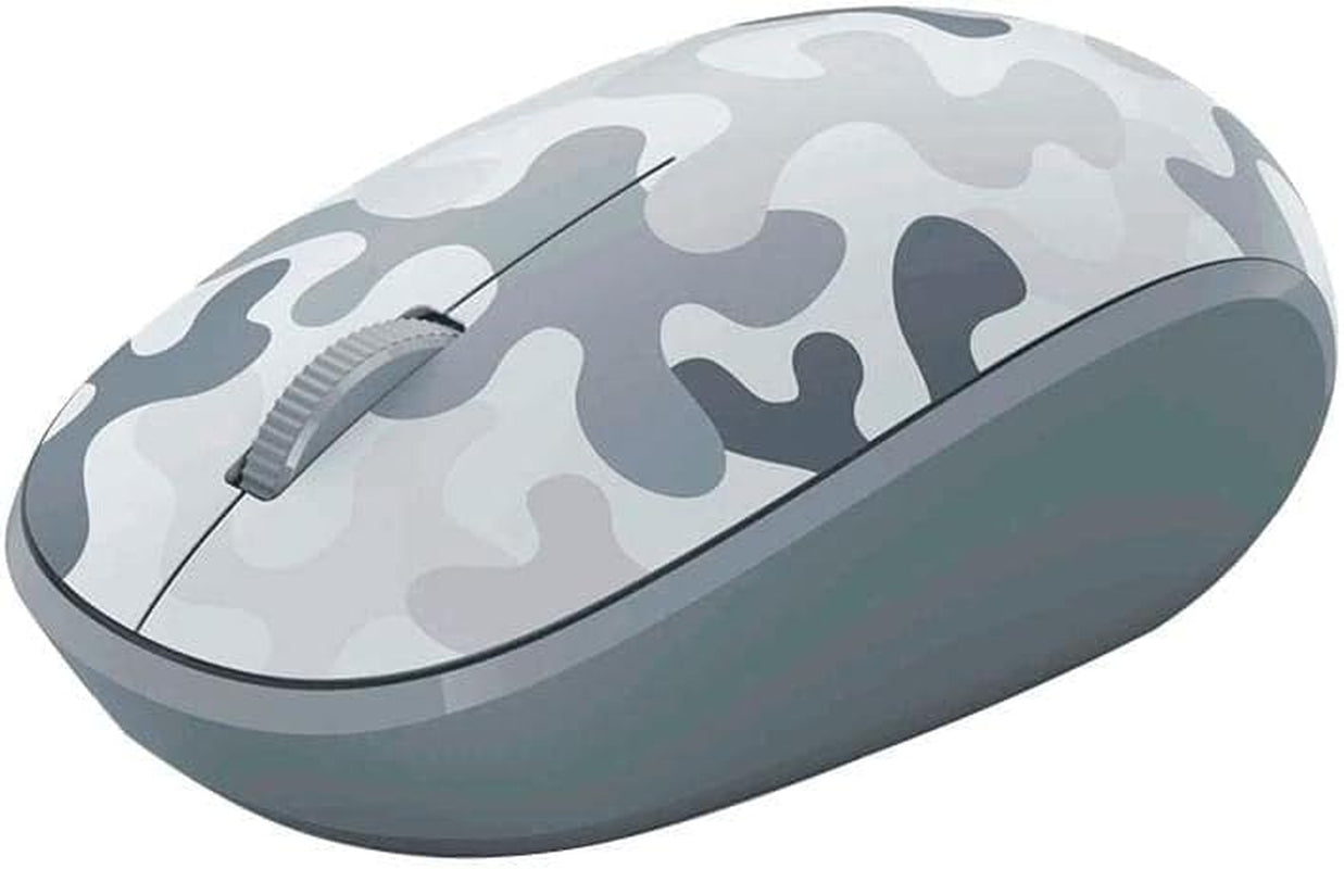 Microsoft Bluetooth Mouse - Black. Comfortable Design, Right/Left Hand Use, 4-Way Scroll Wheel, Wireless Bluetooth Mouse for Pc/Laptop/Desktop, Works with for Mac/Windows Computers