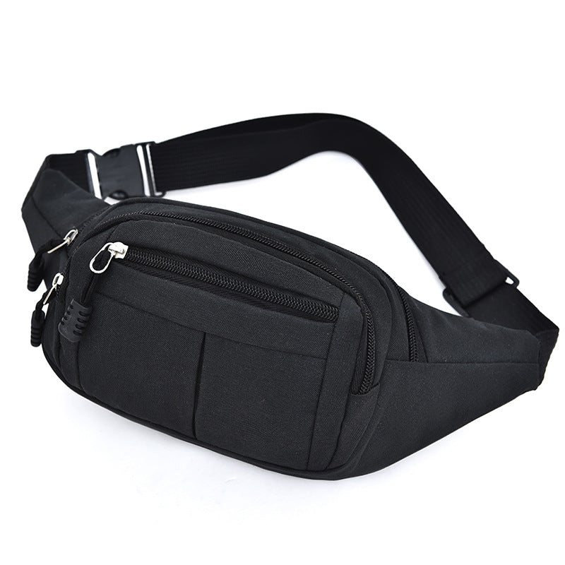 Fashion Canvas Outdoor Travel Waist Bag Casual Fanny Pack