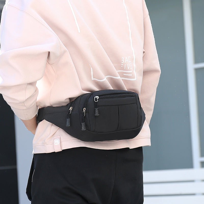 Fashion Canvas Outdoor Travel Waist Bag Casual Fanny Pack