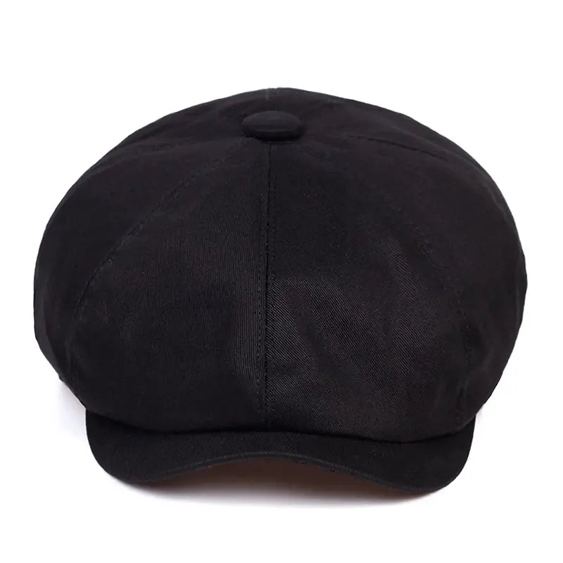 Women'S Polyester Knitted Breton Cap, Lightweight Newsboy Hat, Casual Spring/Autumn England Style, Movie Theme, Hand Wash/Dry Clean, 2023 New Arrival