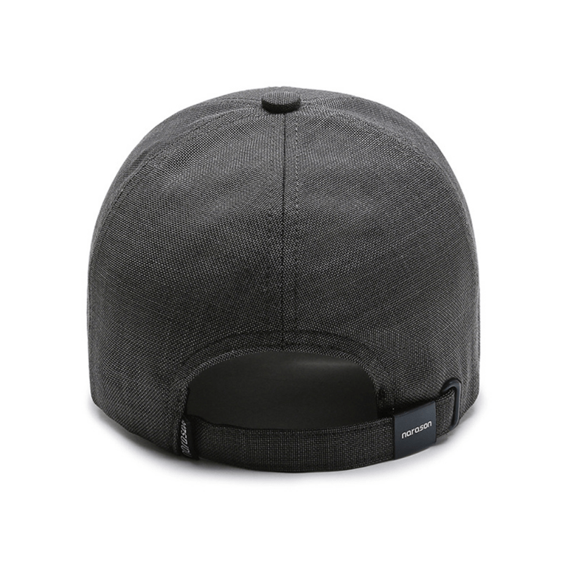 1pc Black Gray Summer Breathable Men Baseball Cap For Outdoor Sports
