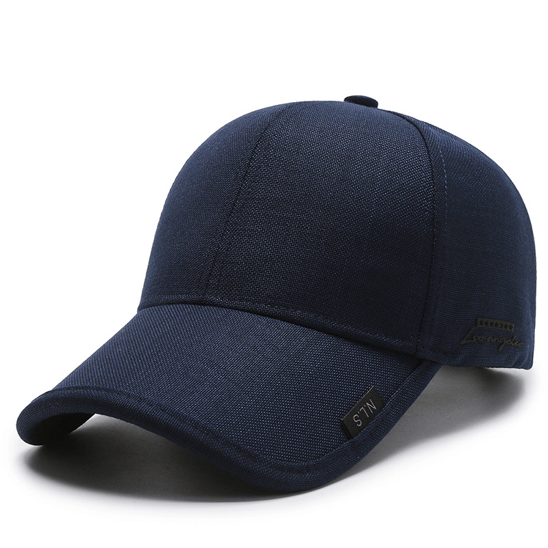 1pc Black Gray Summer Breathable Men Baseball Cap For Outdoor Sports
