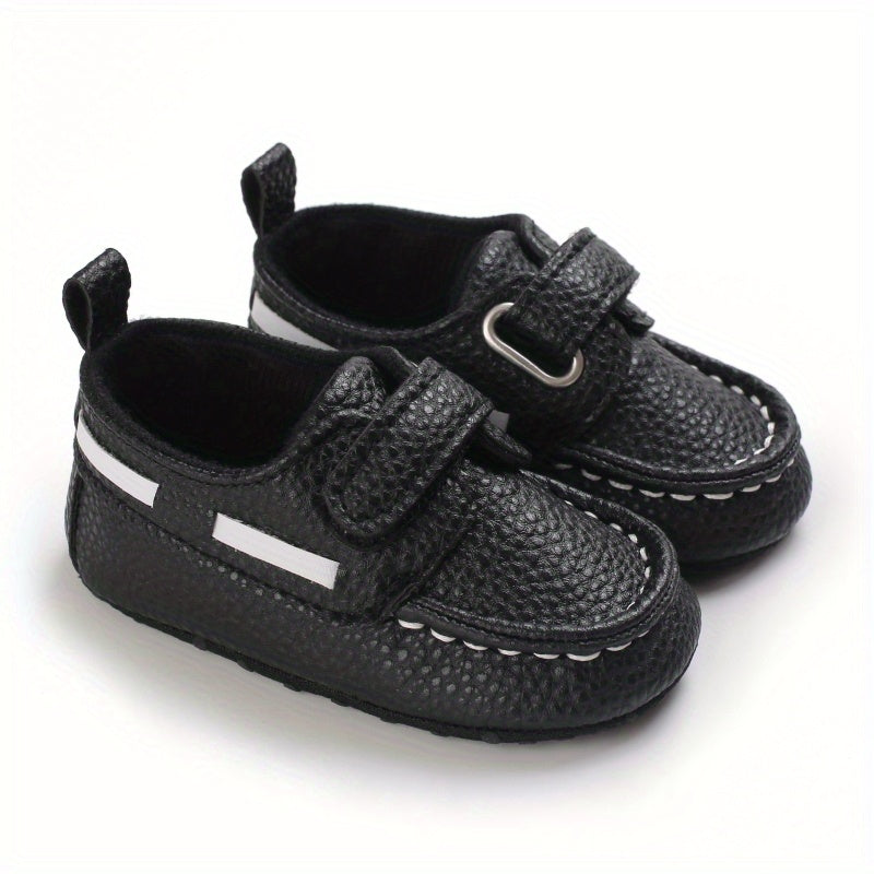 Casual Comfortable Sneakers With Hook And Loop Fastener For Baby Boys And Girls, Lightweight Non Slip Walking Shoes For Indoor Outdoor, All Seasons