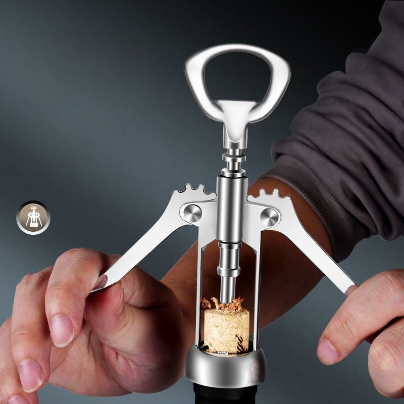 1pc, Multifunctional Red Wine Bottle Opener Creative Beer Wine Bottle Opener Wine Labor-Saving Wine Opener Screwdriver