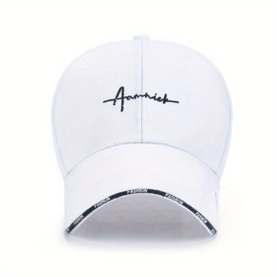 1pc Spring And Autumn Casual Letter Sunshade Baseball Cap For Youth, Men, And Women, Student Couple Hat Christmas Gift