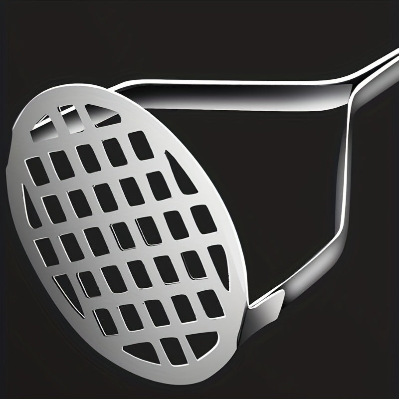 Stainless Steel Potato Ricer Masher - ձեռքով ձեռքի խոհանոցային մամլիչ գործիք բանջարեղենի, մրգերի, չլիցքավորված խոհանոցային սպասքի համար. տնային և դպրոցական պարագաների դիմացկուն բազմաֆունկցիոնալ ջարդիչ