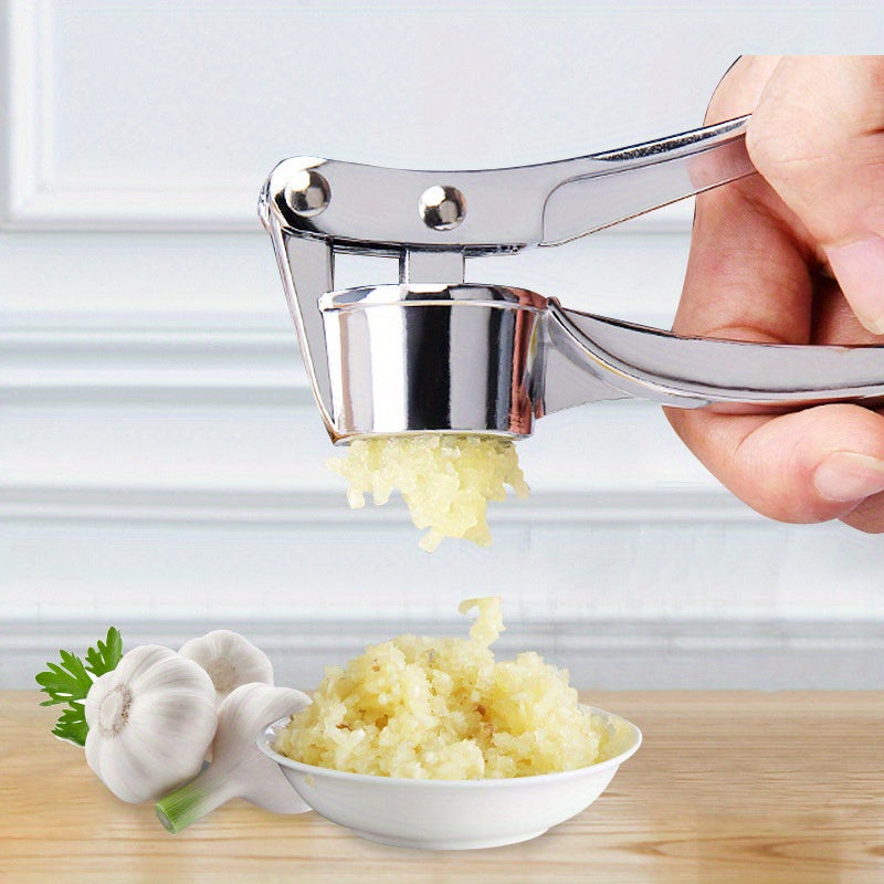 1pc, Premium Garlic Press And Ginger Crusher, Durable Kitchen Tool For Easy Garlic Mincing And Ginger Crushing, Kitchen Supplies