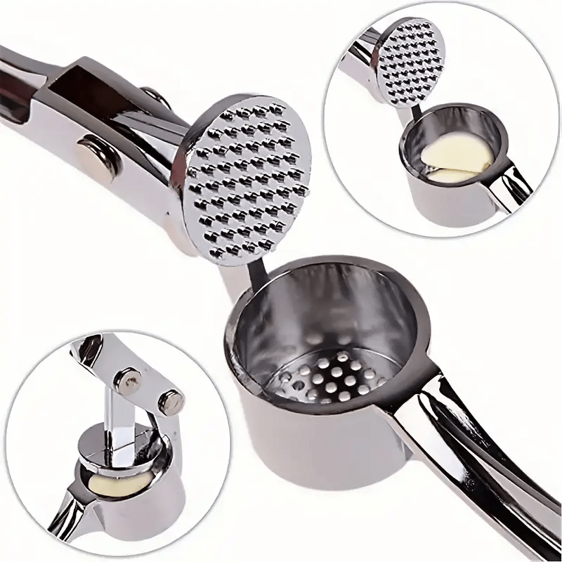 1pc, Premium Garlic Press And Ginger Crusher, Durable Kitchen Tool For Easy Garlic Mincing And Ginger Crushing, Kitchen Supplies