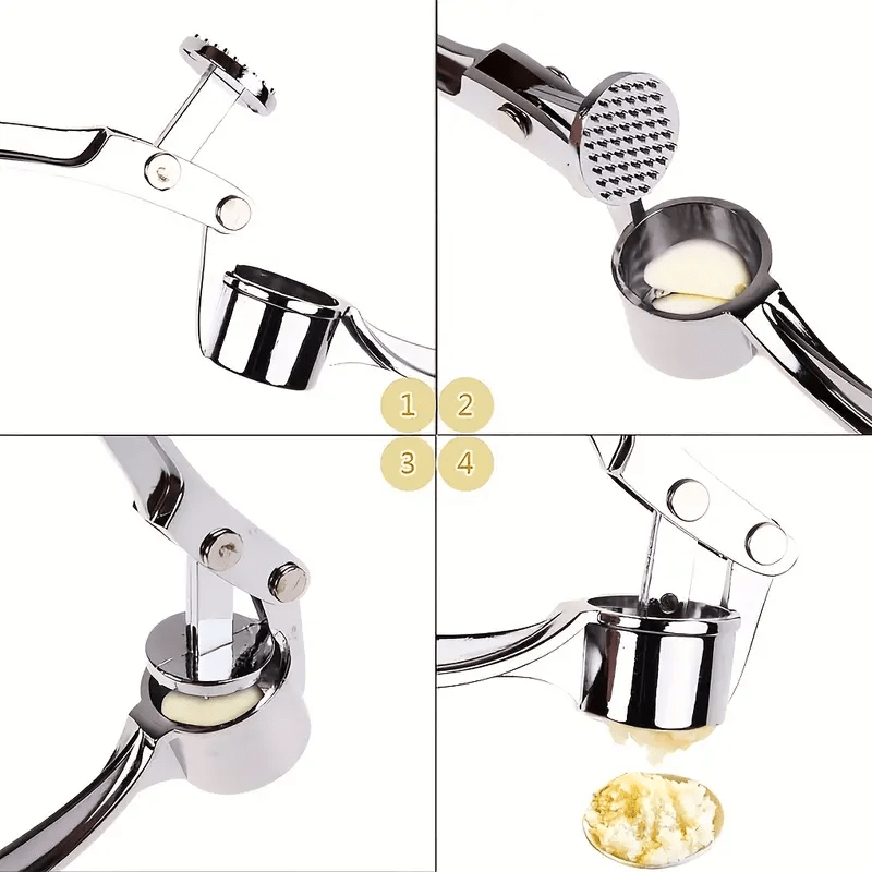 1pc, Premium Garlic Press And Ginger Crusher, Durable Kitchen Tool For Easy Garlic Mincing And Ginger Crushing, Kitchen Supplies