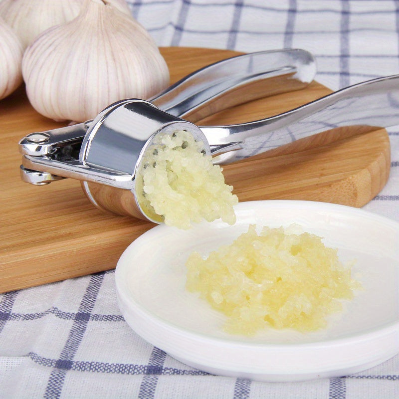 1pc, Premium Garlic Press And Ginger Crusher, Durable Kitchen Tool For Easy Garlic Mincing And Ginger Crushing, Kitchen Supplies