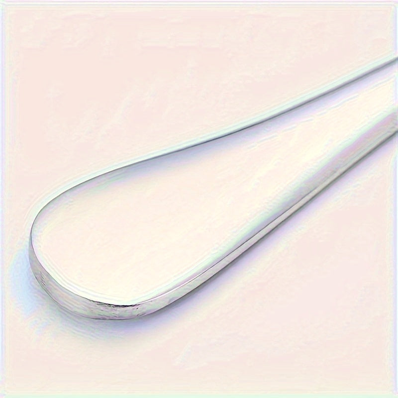 8-Piece Stainless Steel Long Handle Spoon Set - Ice Tea, Coffee, Ice Cream Stirring Spoons, Dishwasher Safe Kitchen Flatware Set