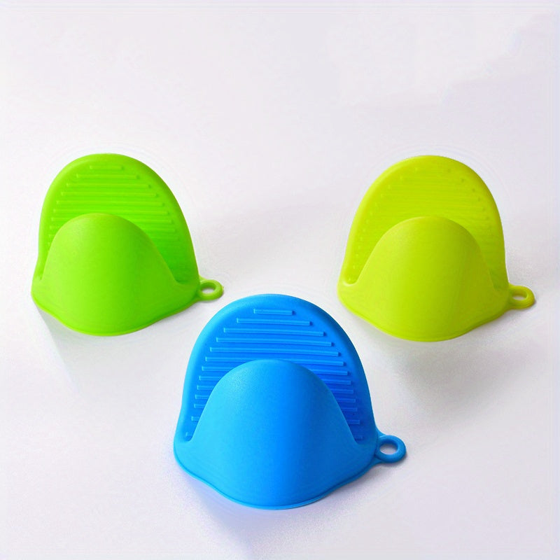 1 Pair Silicone Pot Holder Anti-scalding Clip Gloves - Չսահող բռնելով Խոհանոց, Կրկնակի Ձեռքեր, Հարմար է Խոհանոցի, Թխելու, Խոհարարական Խոհանոցի Առարկաների | Գունագեղ խոհանոցային սպասք՝ չսահող ամանի սեղմակ