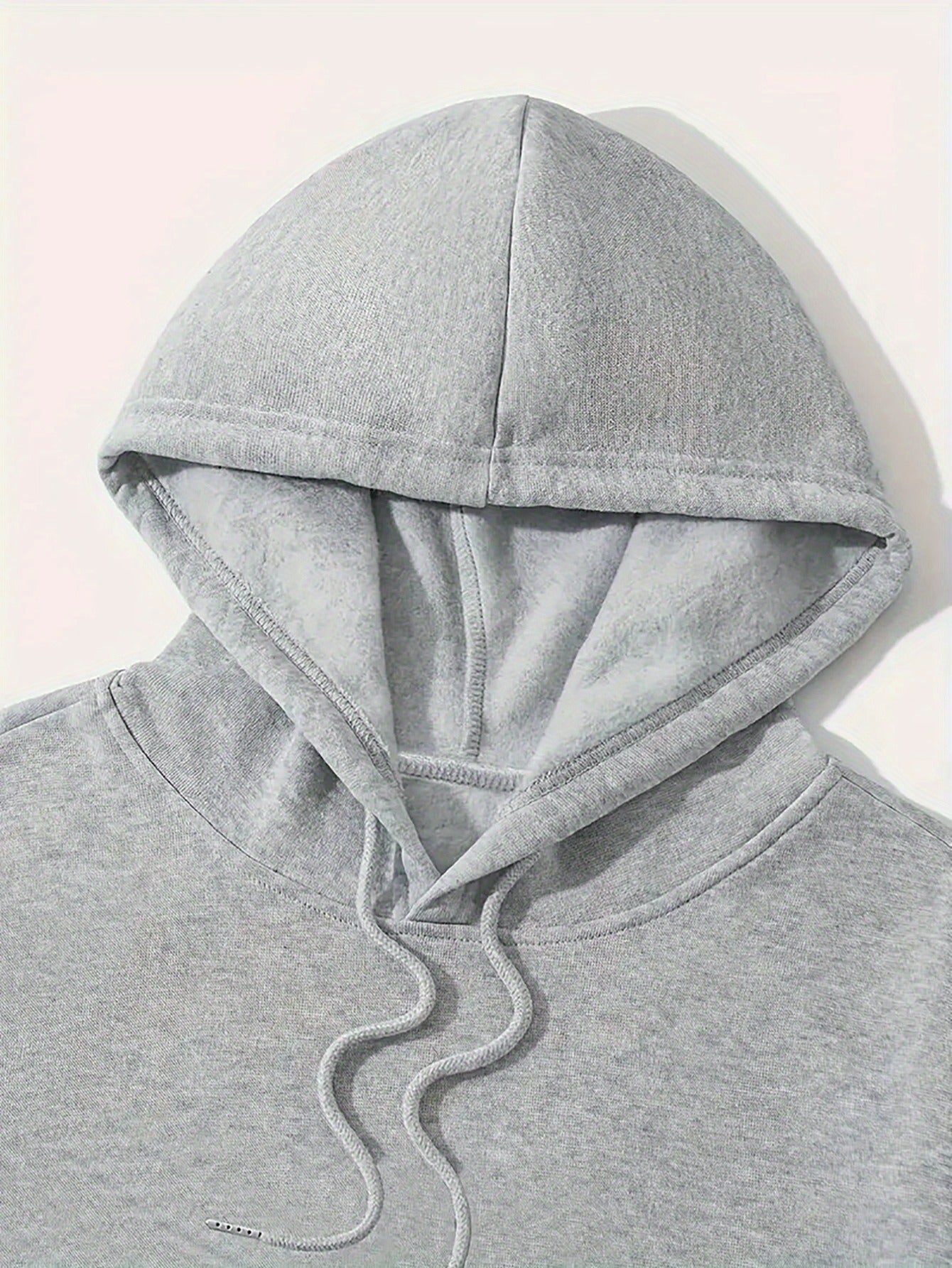 Durable Fabric, Men's Casual Sporty Hoodie and Jogger Set - Trendy Geometric Print, Blue and Black, Polyester Blend, Machine Washable, Perfect for Fall/Winter