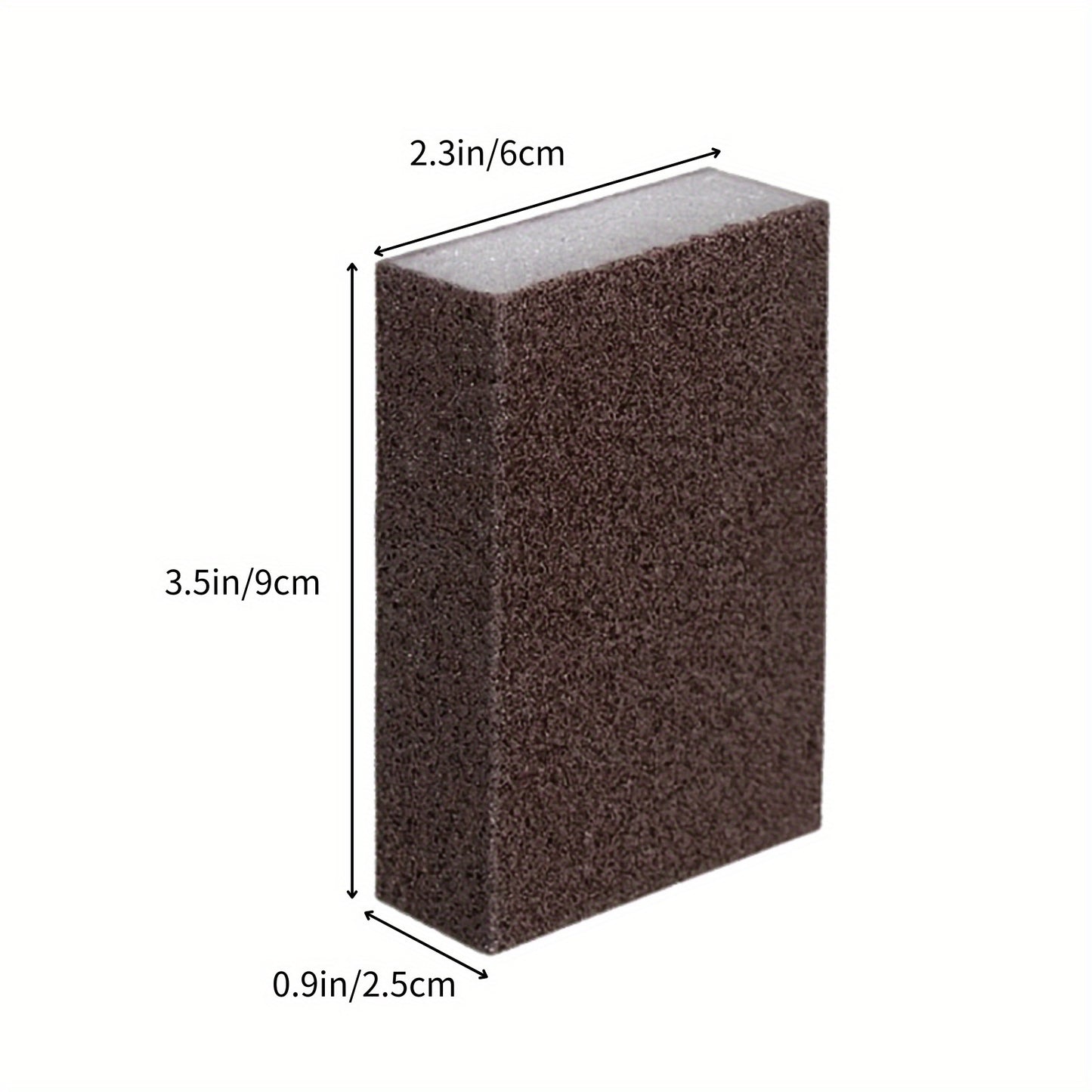 5-Pack Kitchen Cleaning Sponges - Non-Electric Heavy-Duty Scouring Pads, Manual Emery for Descaling, Rust & Stain Removal, Cookware & Dishwashing Scrubbers